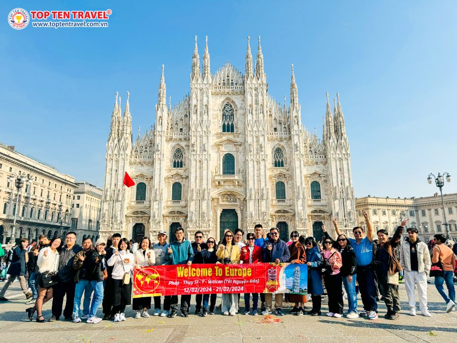 Tour Du lịch Châu Âu Mùa Hè: Pháp - Thụy Sĩ - Ý 10N9D
