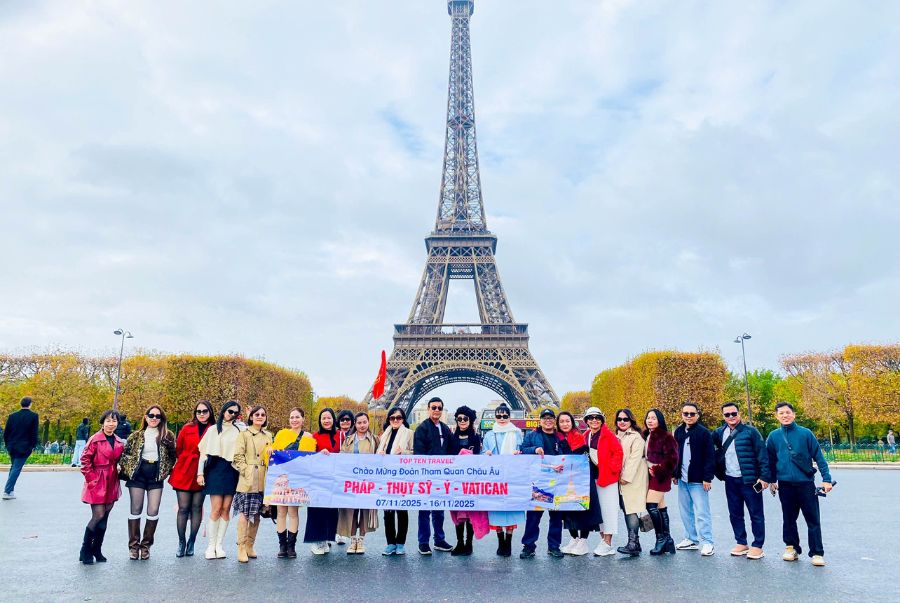 Tour Châu Âu: Đức - Áo - Thụy Sỹ - Pháp