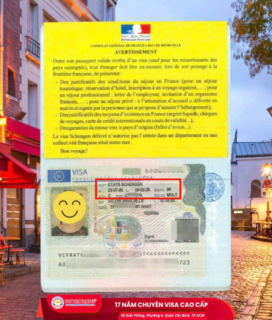 Thị thực Du Lịch Pháp