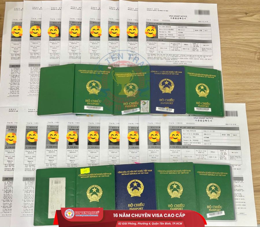 Thị Thực Công Tác Hàn Quốc