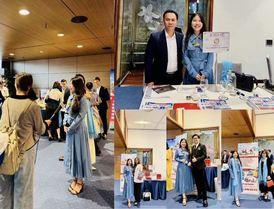 Bà Hoàng Minh Nhi - Giám Đốc Kinh Doanh Top Ten Travel chia sẻ về hệ thống “Tour Chung” tại sự kiện Business Matching 2025