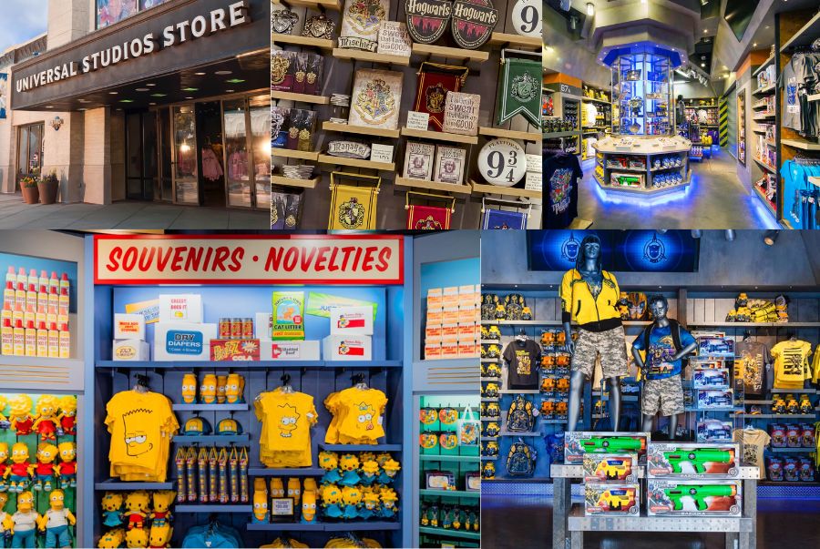 Các cửa hàng souvenir được bố trí ở nhiều vị trí trong công viên