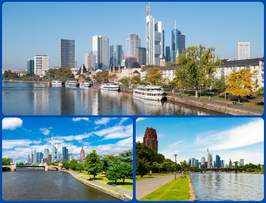 Frankfurt đẹp tựa như một bức tranh với sự kết hợp hoàn hảo giữa con người và thiên nhiên