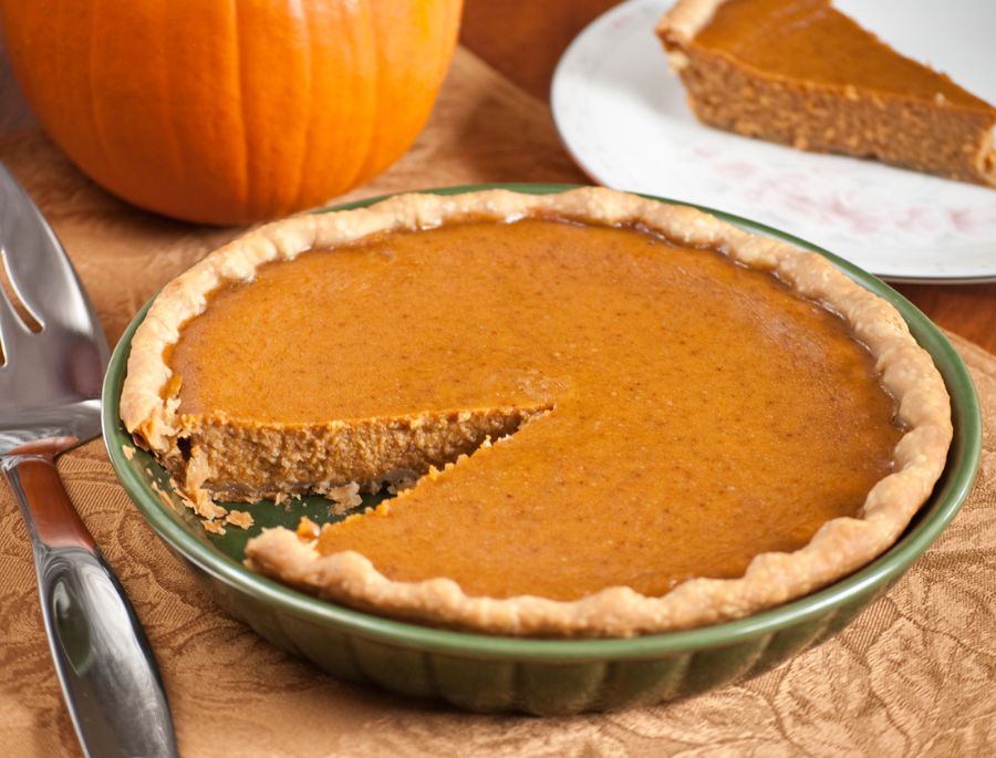 Pumpkin pie là một trong những món bánh không thể thiếu vào mùa thu