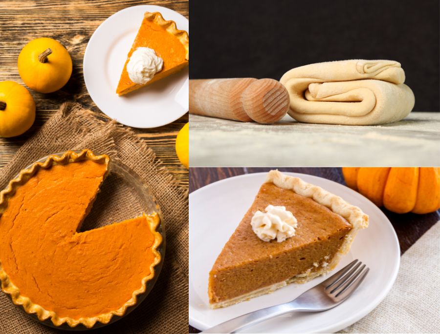 Chiếc chiếc bánh bí ngô thơm ngon hấp dẫn thực khách