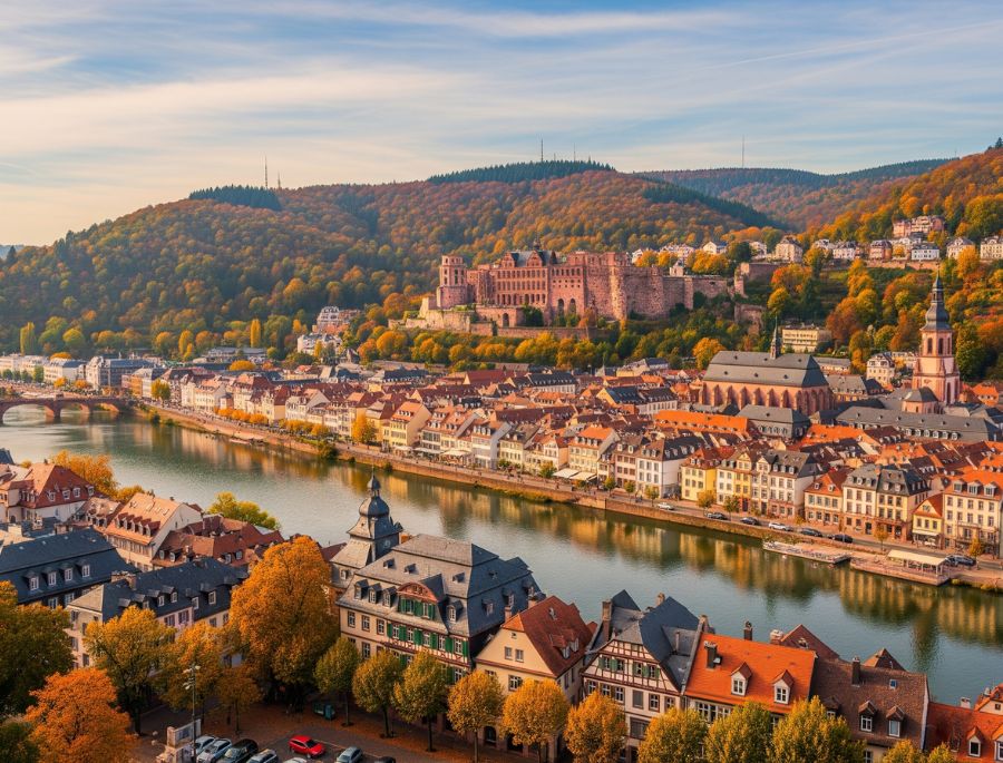 Heidelberg là nơi đẹp nhất để cảm nhận mùa thu châu Âu