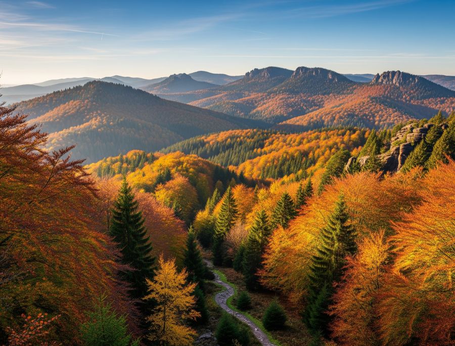 Vùng núi Harz là nơi mùa thu hiện lên một cách hoang sơ, quyến rũ và đầy mê hoặc