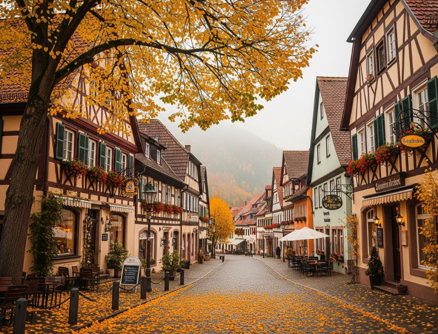 Mùa thu ở Đức được xem là khoảnh khắc giao mùa đẹp nhất trong năm với khung cảnh mộng mơ