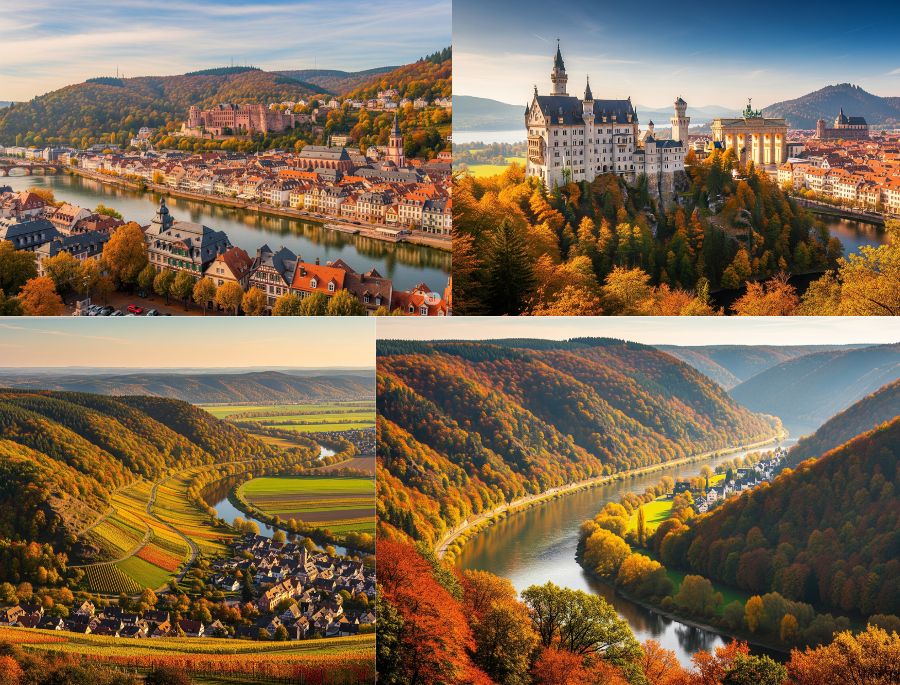 Khung cảnh rực rỡ của nước Đức mỗi khi mùa thu gõ cửa