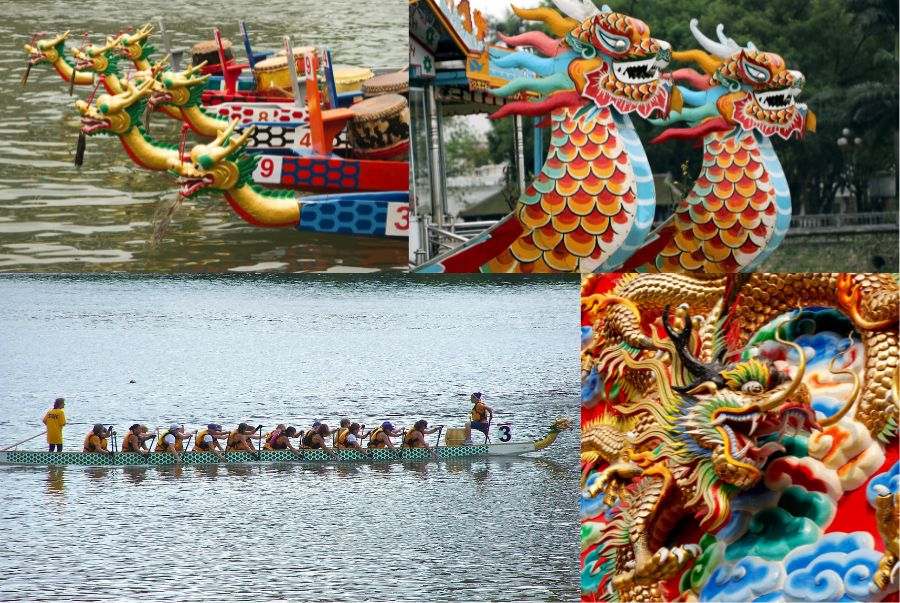 Lễ hội Thuyền rồng hay còn gọi là Đoan Ngọ là một trong ba lễ hội truyền thống lớn nhất tại Đài Loan