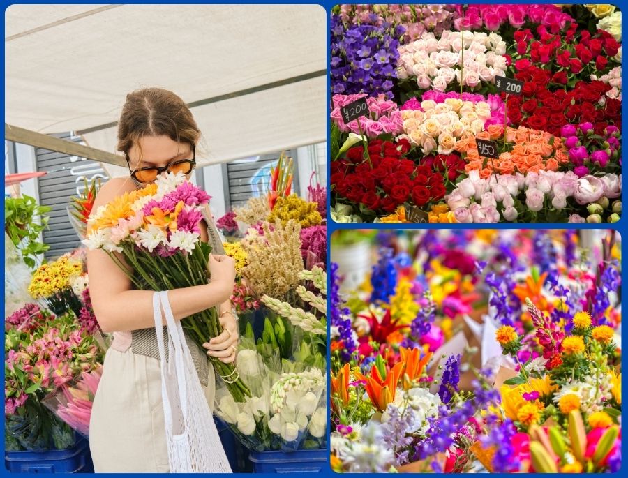 Bloemenmarkt là khu chợ nổi duy nhất trên thế giới chuyên bán các loại hoa rực rỡ