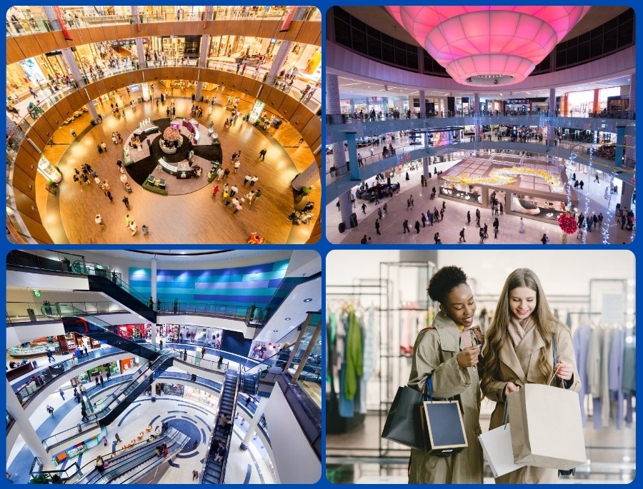 Các trung tâm thương mại tại Đức với vô vàn các thương hiệu lớn hội tụ