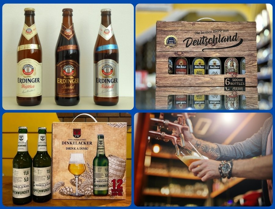 Hiện nay bia Đức được thiết kế dưới dạng hộp tiện dụng và đẹp mắt