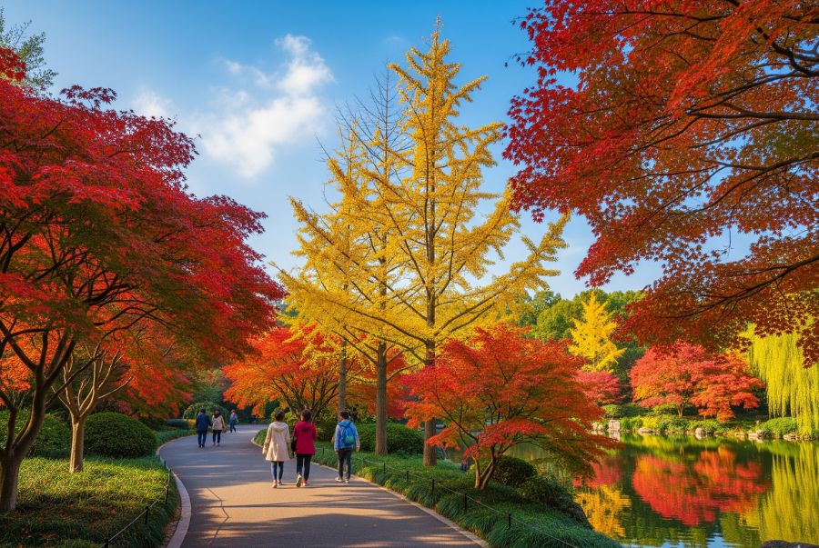 Vẻ đẹp đầy lãng mạn của Thượng Hải mỗi khi vào thu