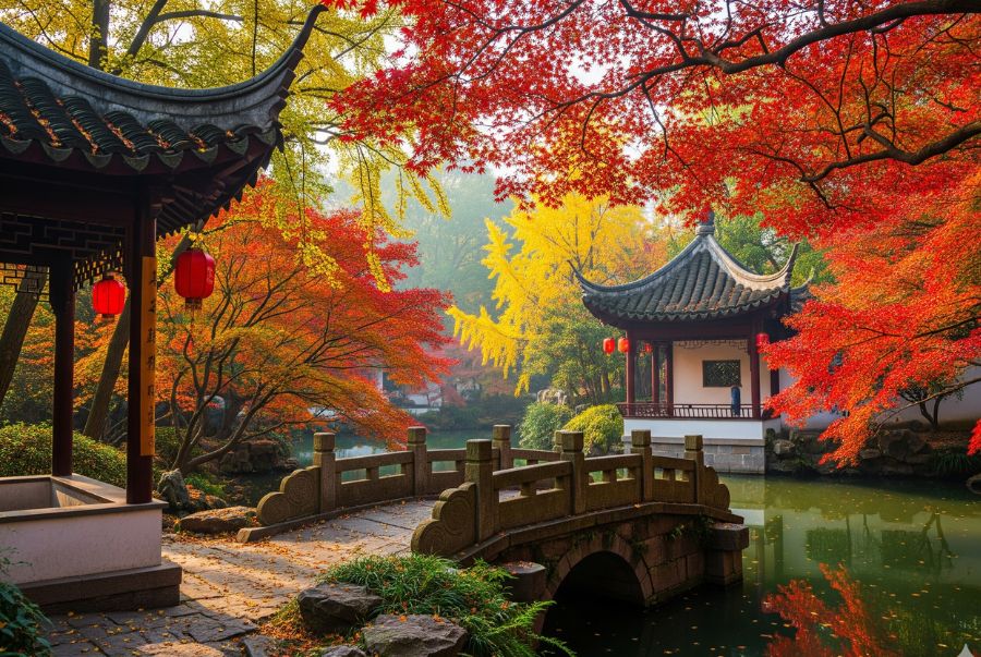 Cảnh sắc mùa thu Thượng Hải như mê hoặc bất kỳ du khách nào khi đến đây