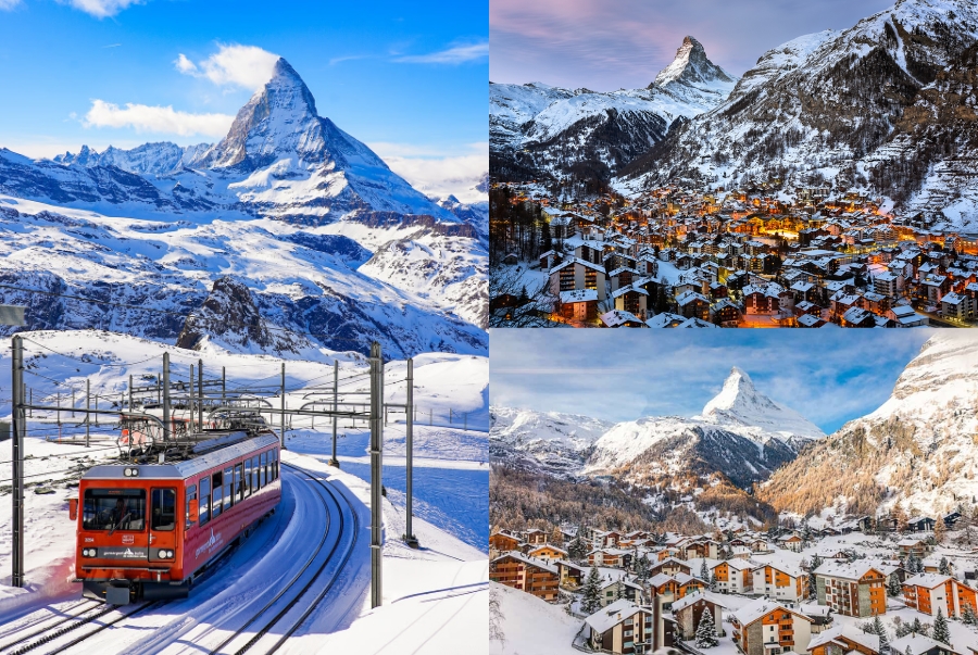 Vào dịp Tết là lúc Thụy Sĩ chìm trong những bông tuyết trắng xoá