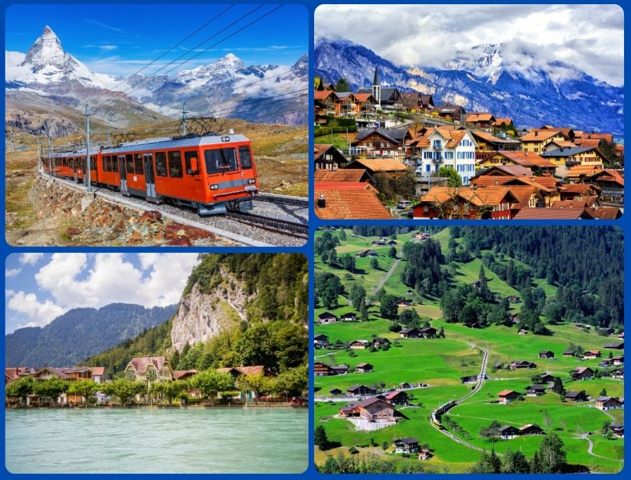 Vẻ đẹp rực rỡ của Interlaken qua khung cảnh yên bình của thiên nhiên