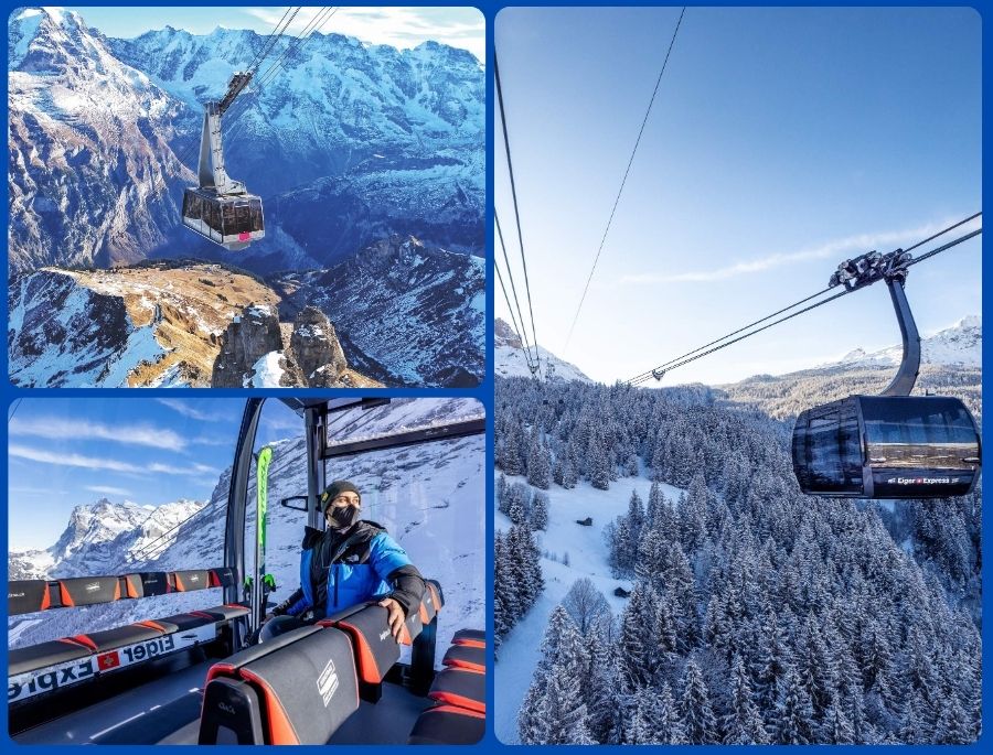 Cáp treo Jungfraujoch nổi tiếng tại Thụy Sĩ