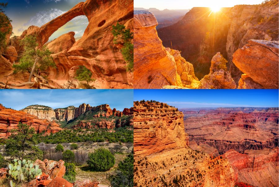 Grand Canyon mang vẻ đẹp hùng vĩ, hoang sơ nhưng cũng đầy thơ mộng