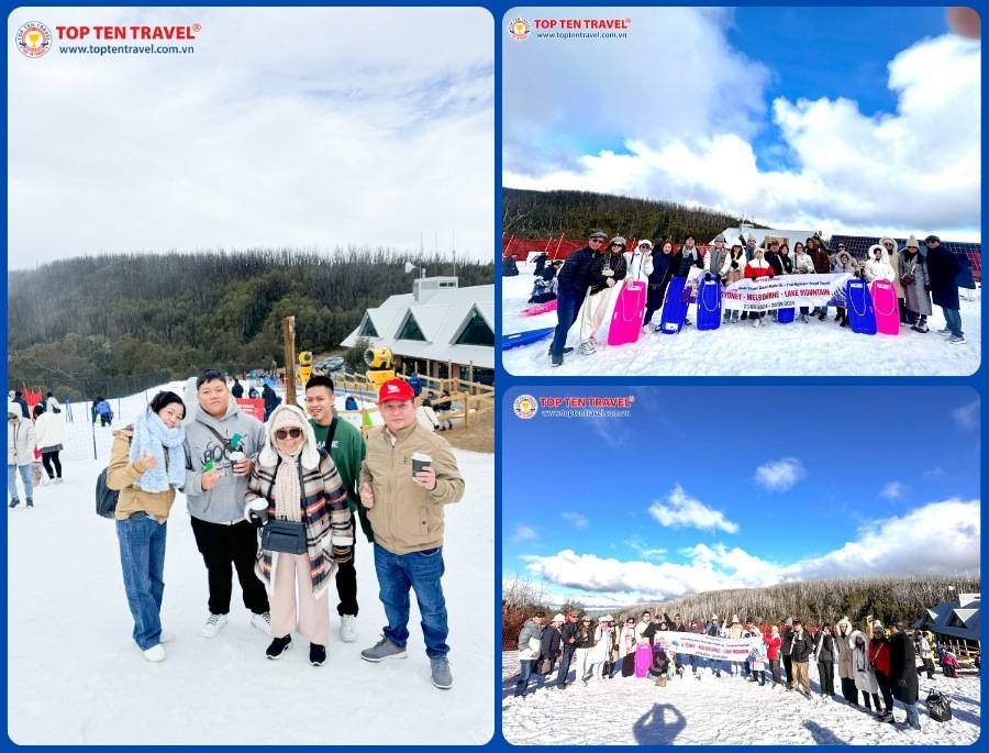 Trải nghiệm trượt tuyết hấp dẫn trong các hành trình tour du lịch Úc mùa đông của Top Ten Travel