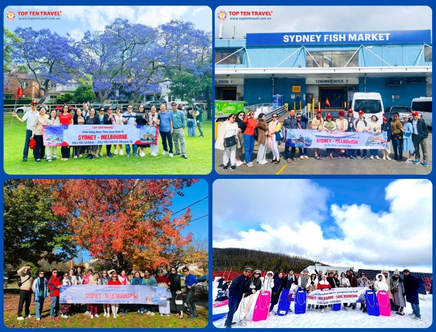 Khung cảnh nước Úc qua 4 mùa xuân, hạ, thu, đông