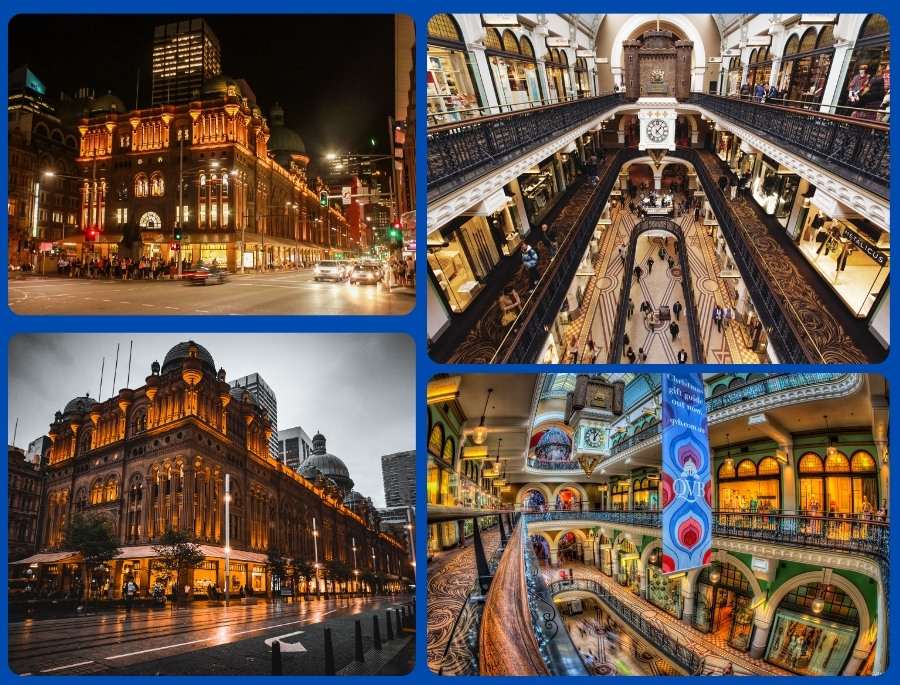 Queen Victoria Building là công trình mang phong cách kiến trúc La Mã được xây dựng từ cuối thế kỷ 19