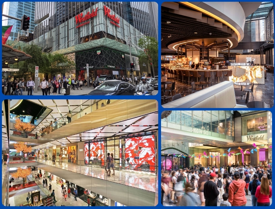 Westfield Sydney là điểm đến không thể thiếu trong mọi hành trình tour Úc