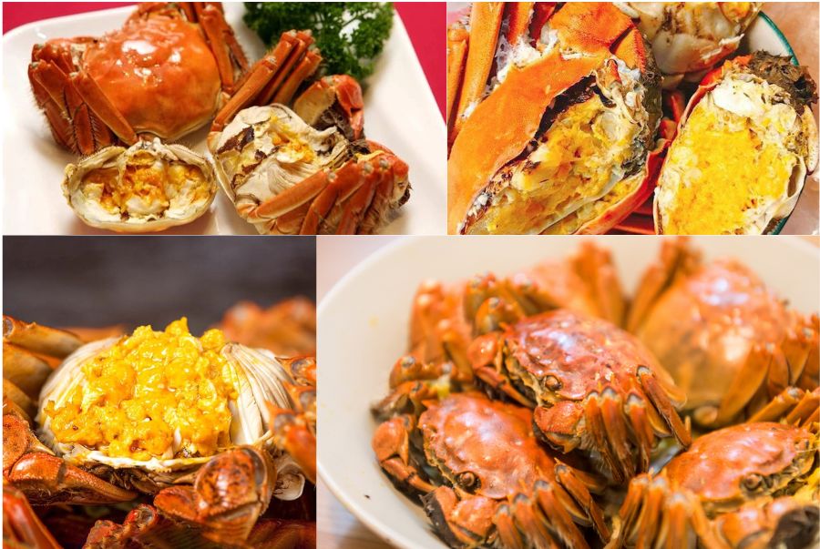 Cua lông là món ăn “biểu tượng” của ẩm thực Thượng Hải mùa thu