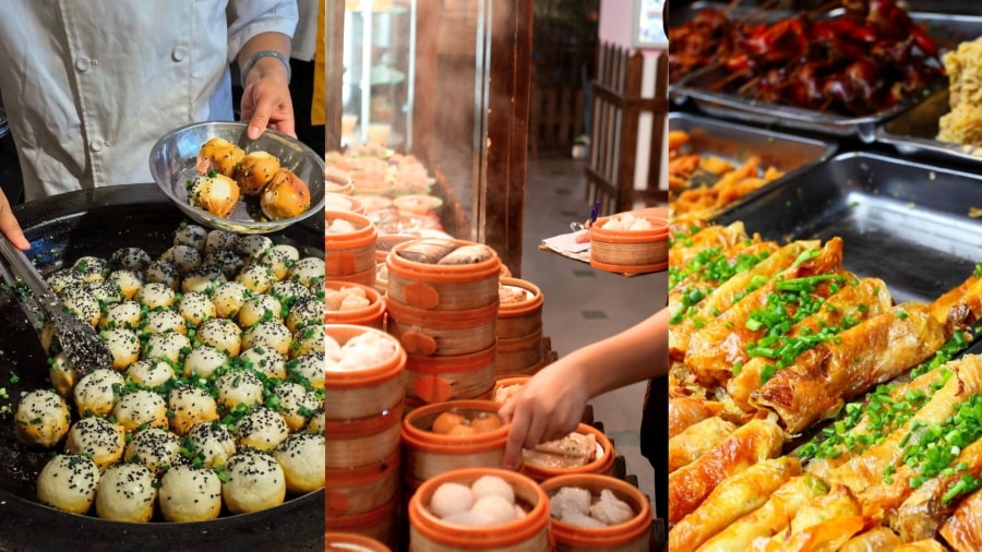 Thưởng thức ẩm thực tại chợ đêm và quán ăn đường phố là một trải nghiệm thú vị không thể bỏ qua