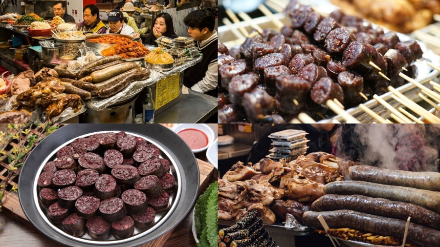 Sundae là một món ăn đường phố Seoul độc đáo và có phần thử thách đối với những thực khách mới làm quen với ẩm thực xứ Hàn