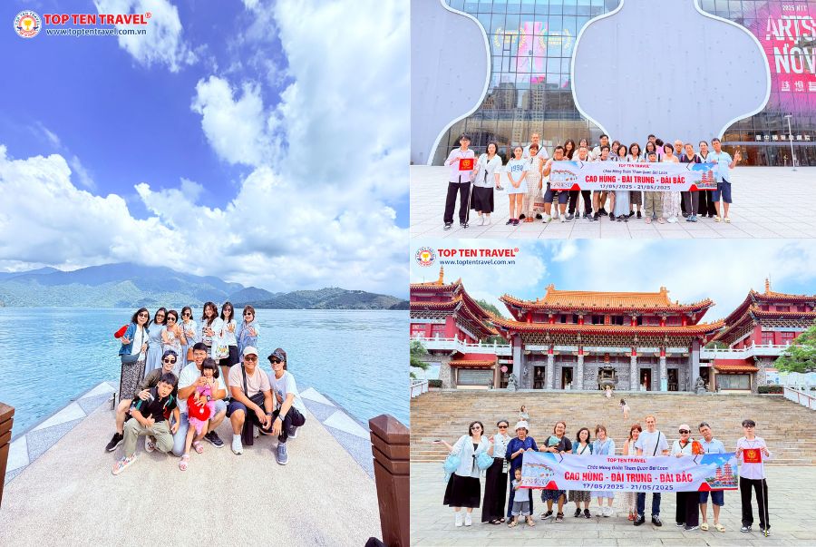 Đoàn Khách Top Ten Travel trên hành trình khám phá Đài Loan mùa hè