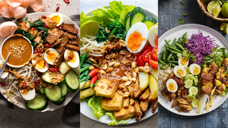 Gado-Gado được xem là một trong những món ăn chay nổi tiếng nhất của Indonesia