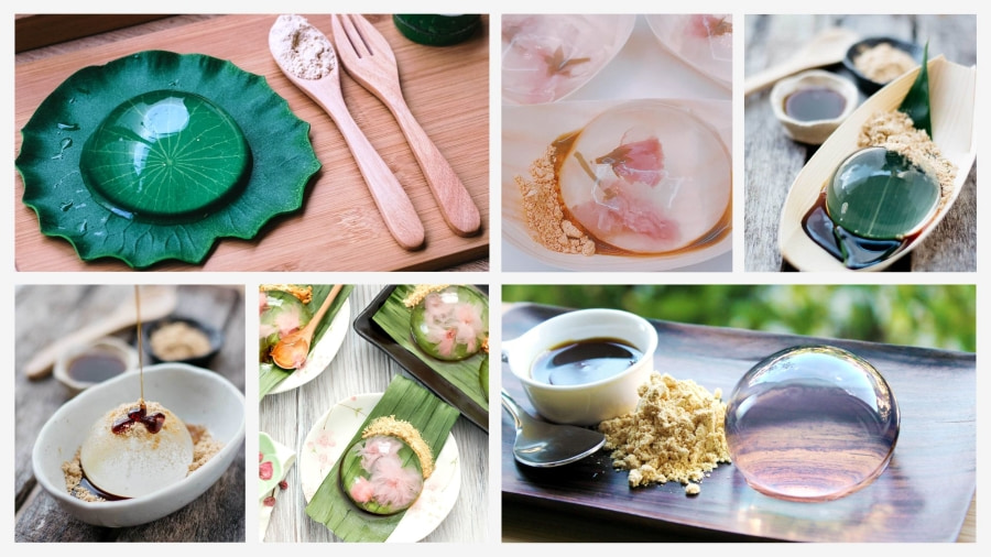 Bánh mochi giọt nước là một món tráng miệng độc đáo và tinh tế đến từ Nhật Bản