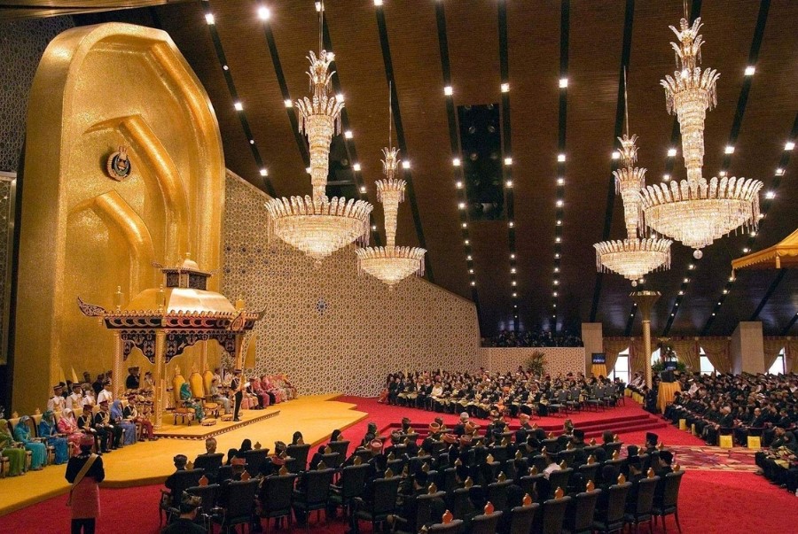 Cung điện Istana Nurul Iman là một biểu tượng cho sự thịnh vượng của đất nước này