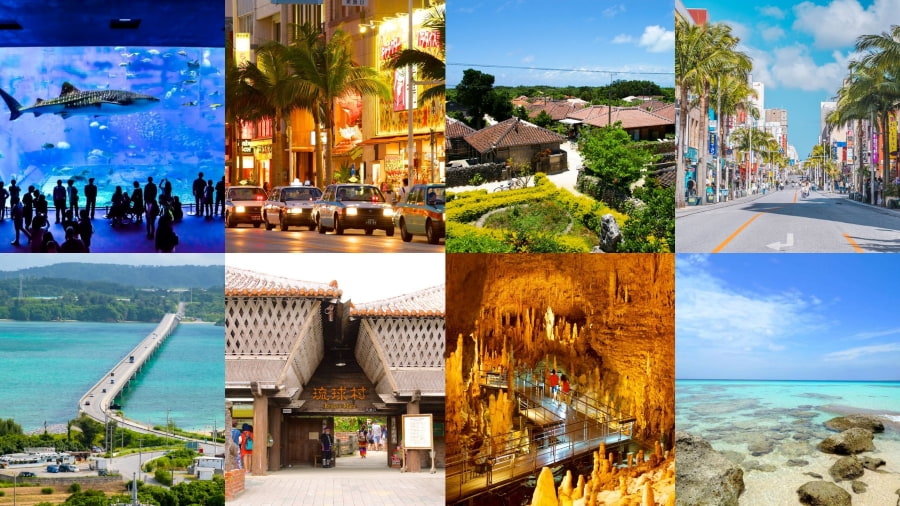 Okinawa có vô số các địa điểm du lịch hấp dẫn, từ các di sản lịch sử đến những bãi biển đẹp mê hồn