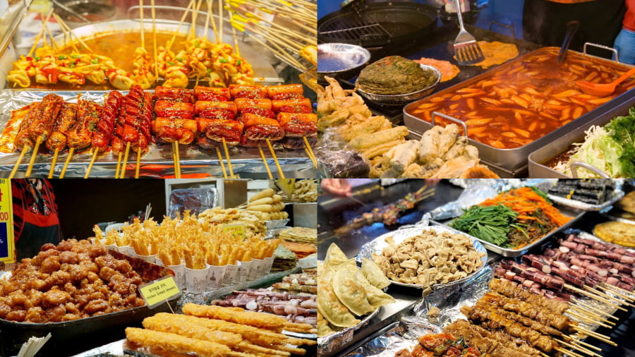 Hàn Quốc nổi tiếng với nền ẩm thực đường phố phong phú và đa dạng, mà lại có mức giá vô cùng phải chăng