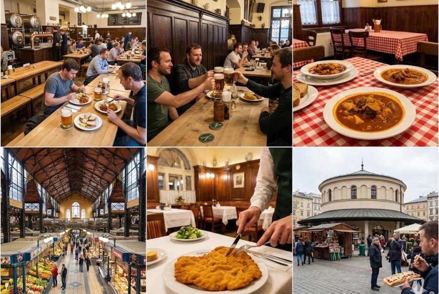 Đông Âu sở hữu sự đa dạng về ẩm thực cũng như các nhà hàng, quán ăn có giá thành tốt