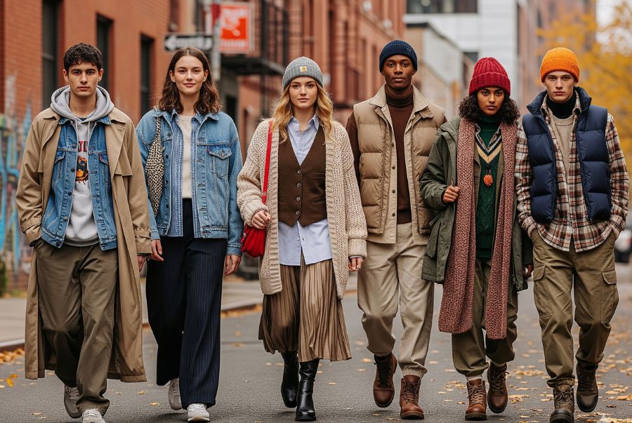 Phối đồ theo phong cách layering (nhiều lớp) là lựa chọn thông minh trong mỗi chuyến du lịch