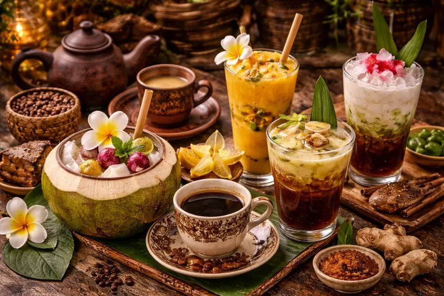 Các loại nước ép, cafe có hương vị tươi ngon được yêu thích tại Bali