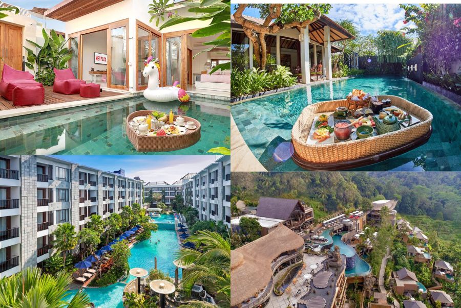 Bali sở hữu hệ thống nghỉ dưỡng đa dạng từ bình dân đến cao cấp