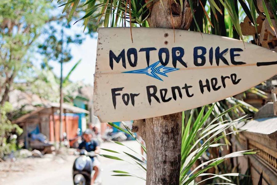 Ở Bali có rất nhiều địa điểm cho thuê xe tự lái
