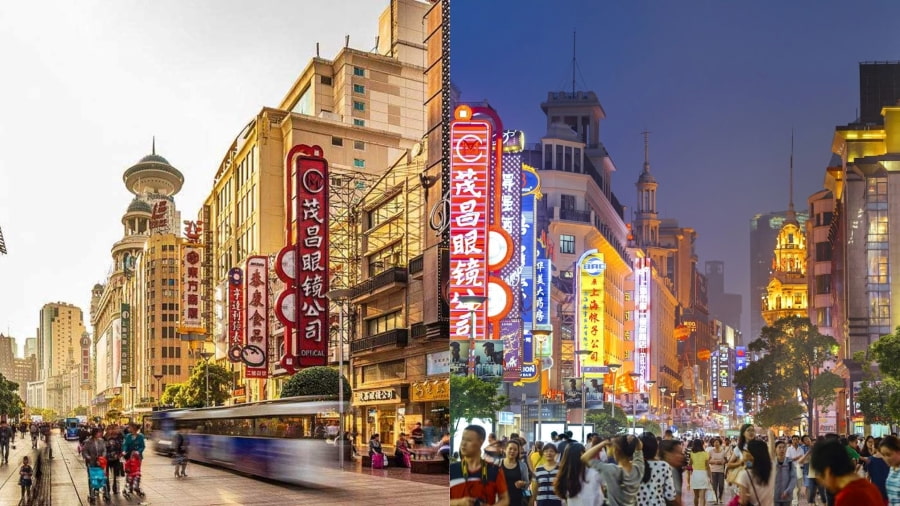 Đường Nam Kinh là một trong những con phố mua sắm sầm uất và nổi tiếng nhất thế giới