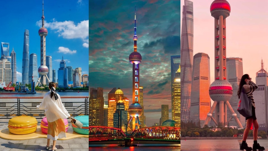 Tháp truyền hình Đông Phương Minh Châu là một trong những địa điểm check-in Thượng Hải không thể bỏ lỡ