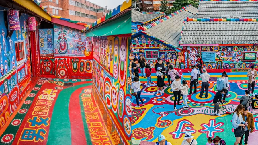 Làng cầu vồng (Rainbow Village) - Sắc màu nghệ thuật và câu chuyện ý nghĩa