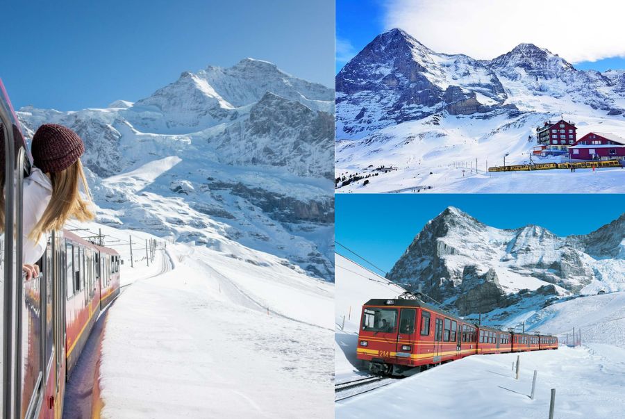 Jungfraujoch là nơi mùa đông Thụy Sĩ đạt đến đỉnh cao của sự tráng lệ 