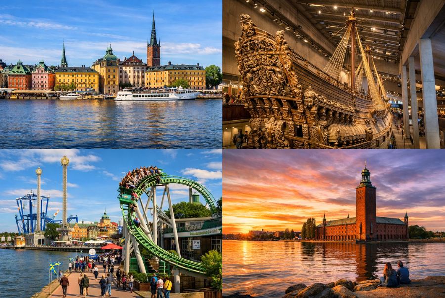 Stockholm sở hữu vô số các địa điểm vui chơi hấp dẫn mang phong cách khác nhau