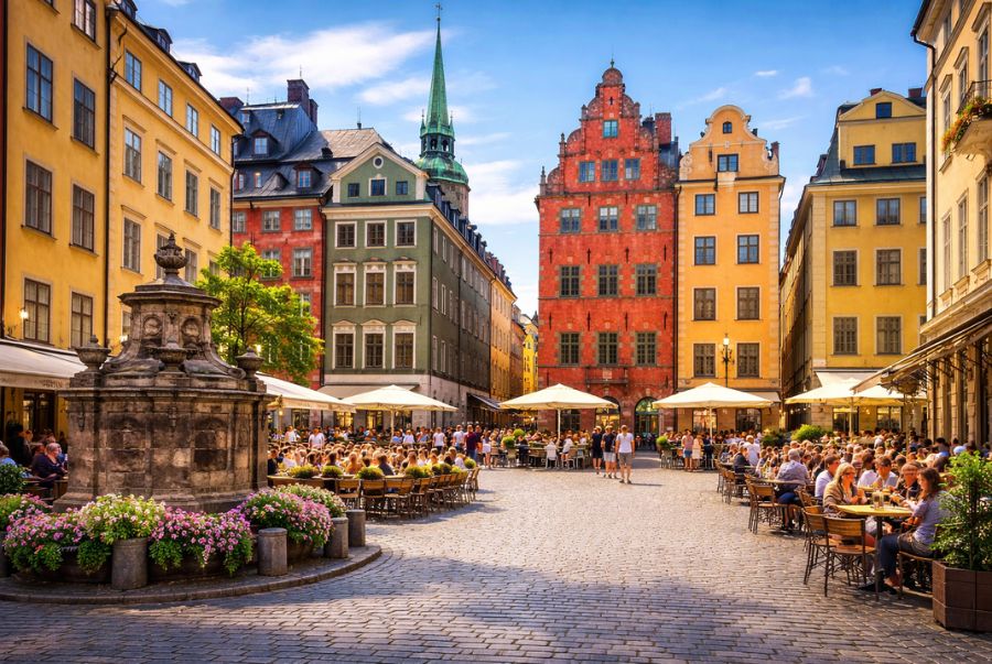 Vẻ đẹp bình yên tại Gamla Stan mà ai cũng nên trải nghiệm một lần trong đời
