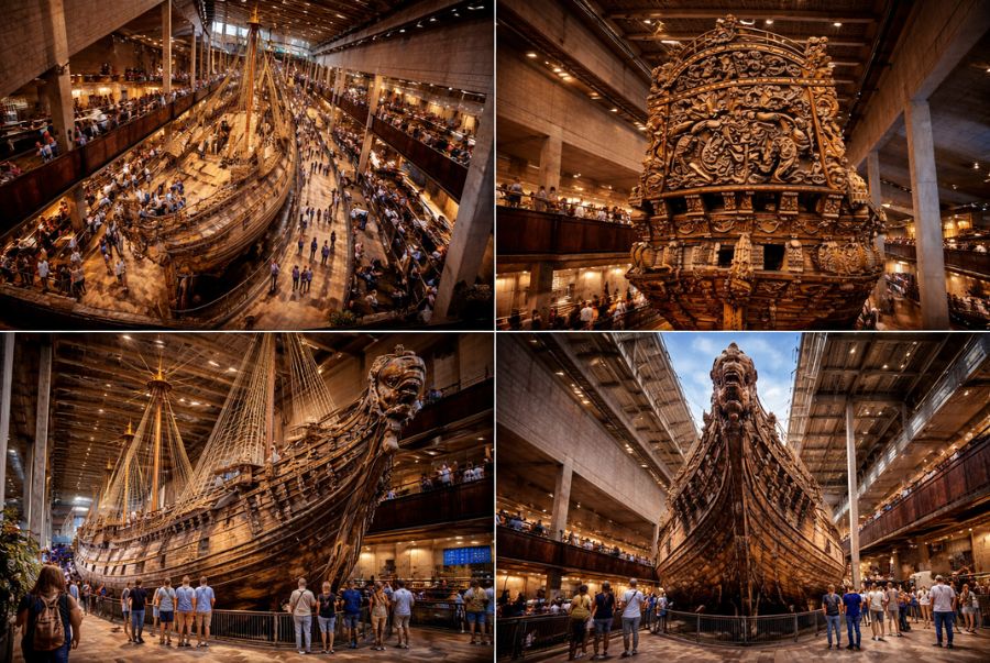 Bảo tàng Vasa là một trong những điểm tham quan nổi tiếng và được ghé thăm nhiều nhất tại Stockholm