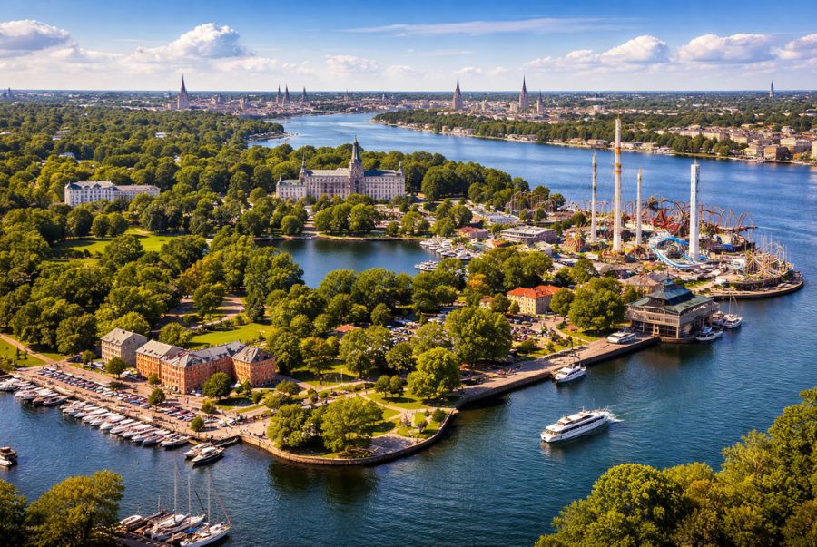 Djurgården được xem là “lá phổi xanh” của Stockholm