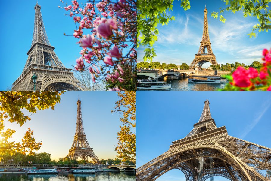 Tháp Eiffel là biểu tượng nổi tiếng nhất của du lịch Pháp